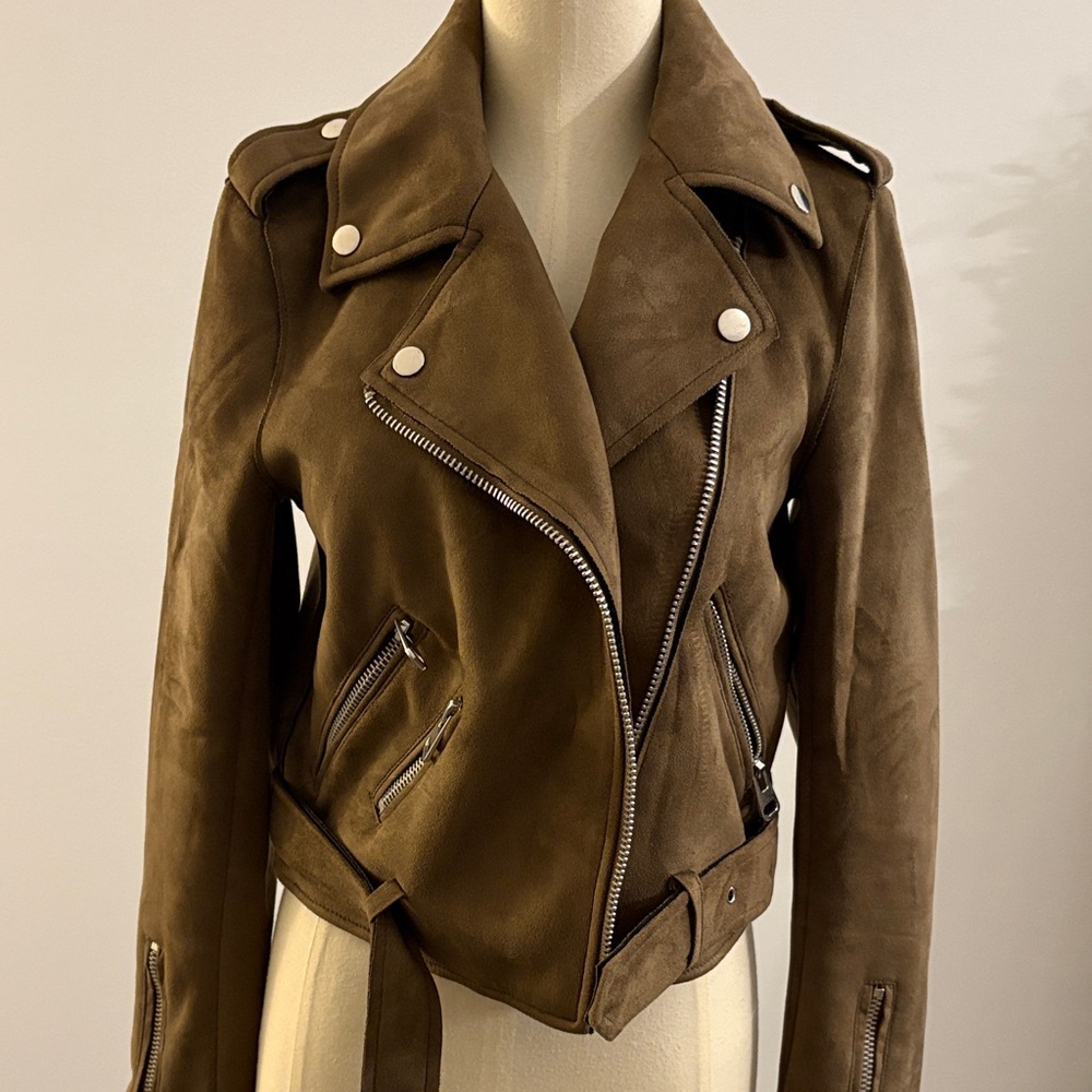 Brown Suede Women's Jacket